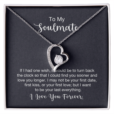 Forever Love Necklace - To My Soulmate