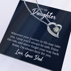 Forever Love Necklace - To My Daughter