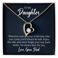 Forever Love Necklace - To My Daughter